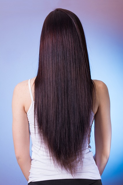 Picture of girl with long hair